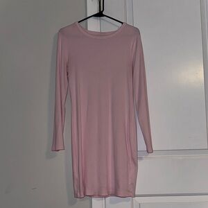 Pink body con dress